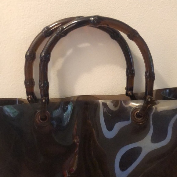 ❤️ Gucci Rare Vintage plastic totes bag - Picture 7 of 17